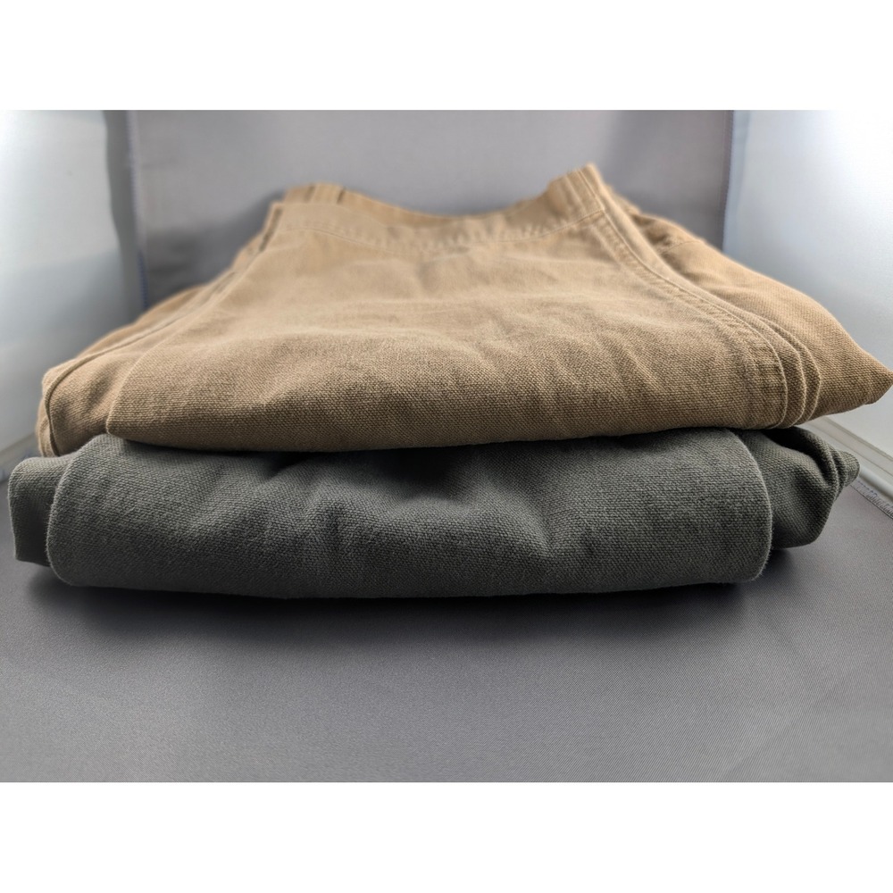 Lot of 2 Mountain Hardwear Jackson Ridge Pants Mens 36 Regular Canvas Tan Green